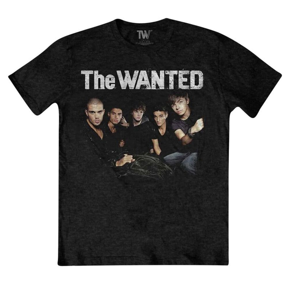 The Wanted Unisex Adult Retro T-Shirt / Black